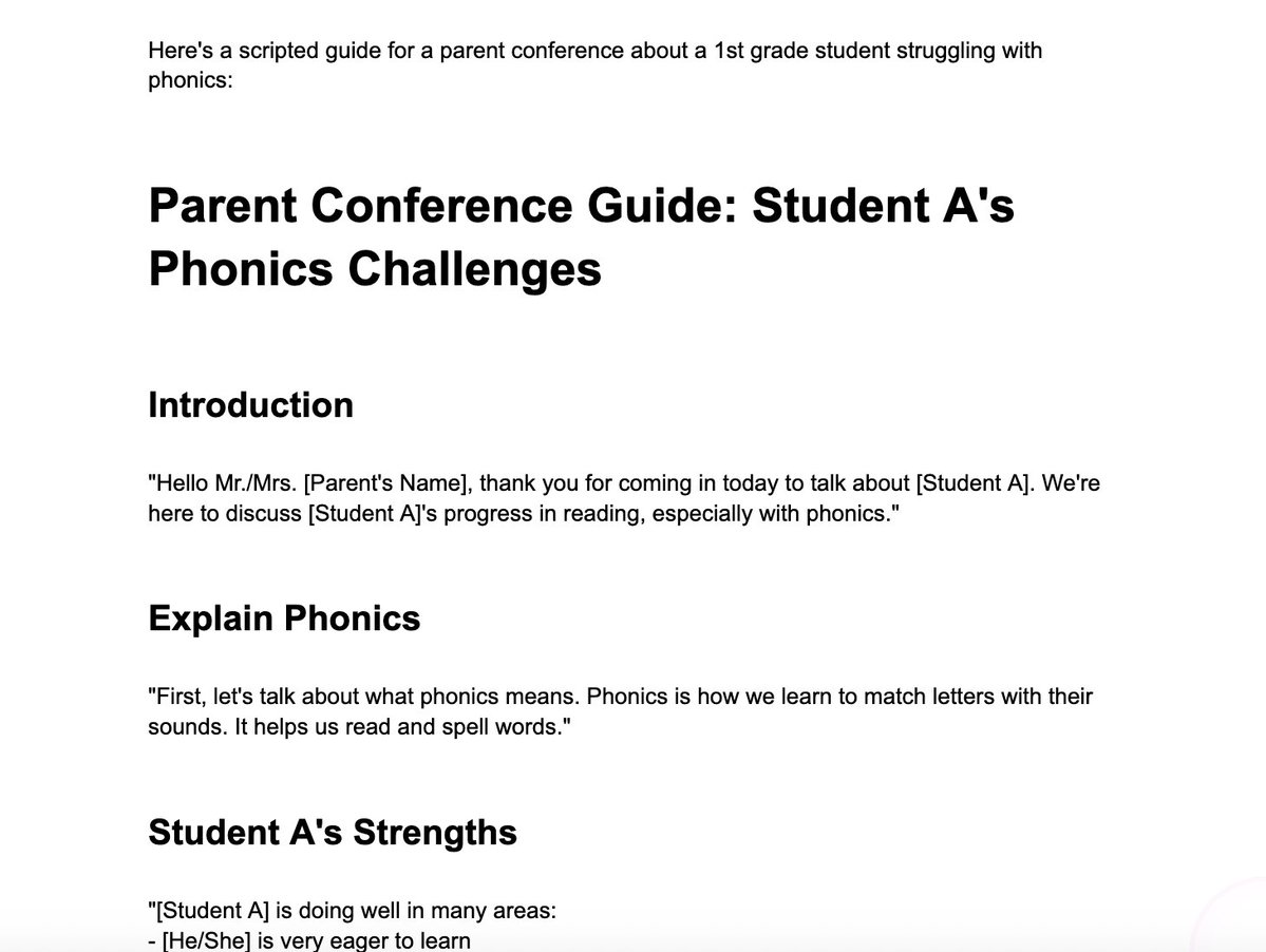 LilyUrbinaa13's tweet image. One of many &quot;aha&quot; moments was how easy it is to have @briskteaching create a Parent Conference Script that will be beneficial to use! 👩🏻‍🏫 @msgracia15
@Leticia_FF77 @KarinaMarin @SaraLeeSanchez2 @marisol_garza_1
@MarlenHinojosa8 #LJTECHi3 @LaJoyaISDEdTech