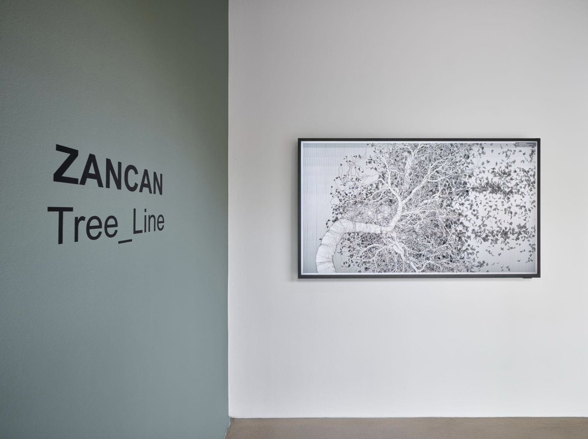 FITZandCO's tweet image. In LES? Check out @bitforms current exhibition, &quot;Tree_Line&quot; by @zancan in collaboration with the @TezosFoundation 🌳

On view through August 6, &quot;Tree_Line&quot; traces the evolution of the tree through Zancan&apos;s works, from 2021  to today. 

📸: #Zancan, Installation view, bitforms…