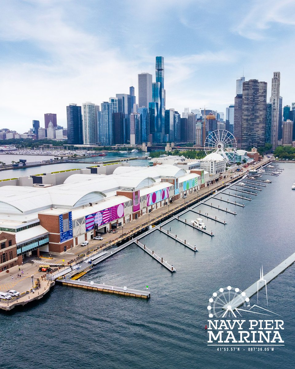 NavyPier's tweet image. ⚓️ Dock in the heart of the city! @NavyPierMarina is Chicago’s only all-transient marina — steps from food, fun, and lakefront views. Book your slip today! 🌊🚤Learn more: bit.ly/4kEtv7x
