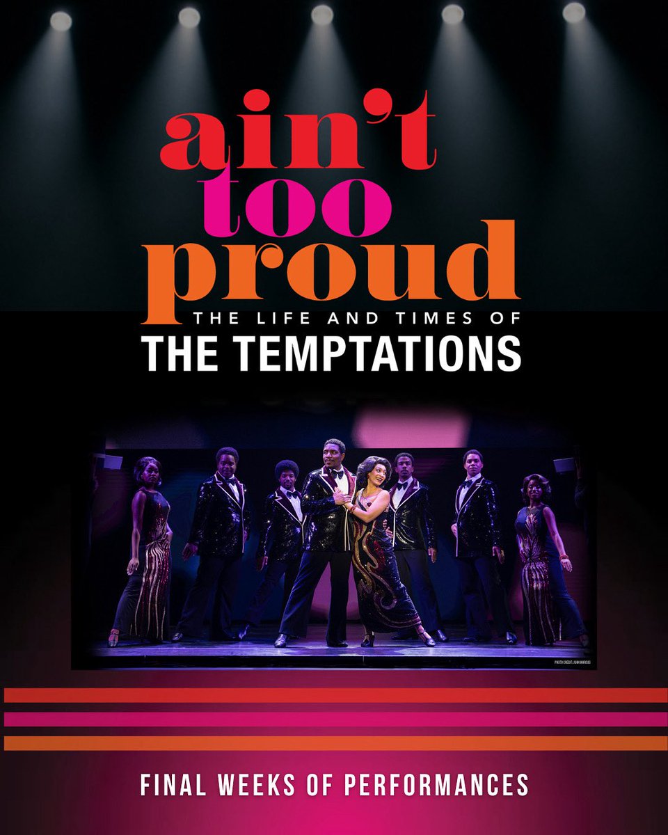 Ain't Too Proud (@ainttooproud) on Twitter photo Oxford, AL — we’re closing out tonight at <a href="/OxfordPACshows/">Oxford Performing Arts Center</a> with soul, style, and one last shimmy. 🕺🏾 After that... just a couple stops left on the #AintTooProudTour before we hang up our mics. Final weeks are here — don’t miss the legacy, the moves, and the music! 🎤 Oxford, AL — we’re closing out tonight at <a href="/OxfordPACshows/">Oxford Performing Arts Center</a> with soul, style, and one last shimmy. 🕺🏾 After that... just a couple stops left on the #AintTooProudTour before we hang up our mics. Final weeks are here — don’t miss the legacy, the moves, and the music! 🎤