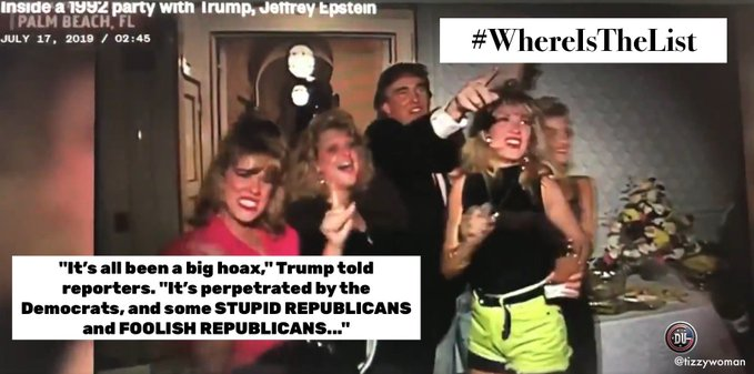 DUnitedGraphics's tweet image. Democrats & smart Republicans are not responsible for any Epstein hoax.
Trump is. He always knew what was in the files b/c he is the file.
Democrats think anyone on the list should be in jail & that includes any Democrat who took advantage of underage girls.
#DemsUnited