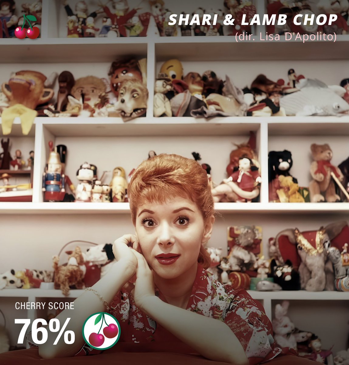 TheCherryPicks's tweet image. SHARI & LAMB CHOP (76% #CherryScore) "...it maintains a positive energy that feels akin to the warmth that radiated from Shari Lewis herself whenever she was on screen in our youth." - @Misssharai, @DreadCentral
Read reviews 🔗: thecherrypicks.com/films/shari-la…