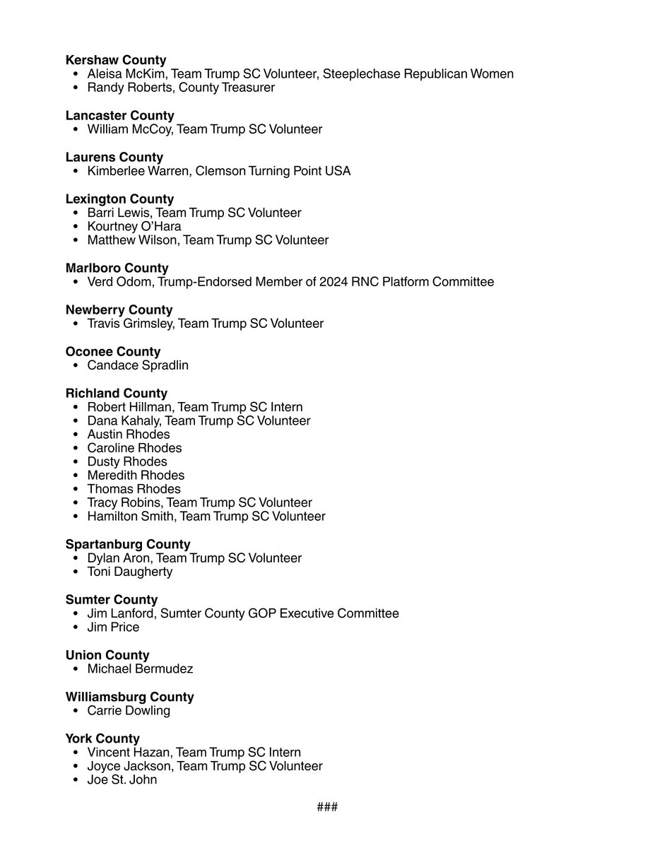PamelaEvette's tweet image. "We needed President Trump back in the White House, and we need a business leader like Pamela Evette in the Governor's Office. She was always with us on Team Trump SC, and that’s why we are standing with her in this race." - Team Trump SC Volunteer Patrick Miley.
Earlier today,…