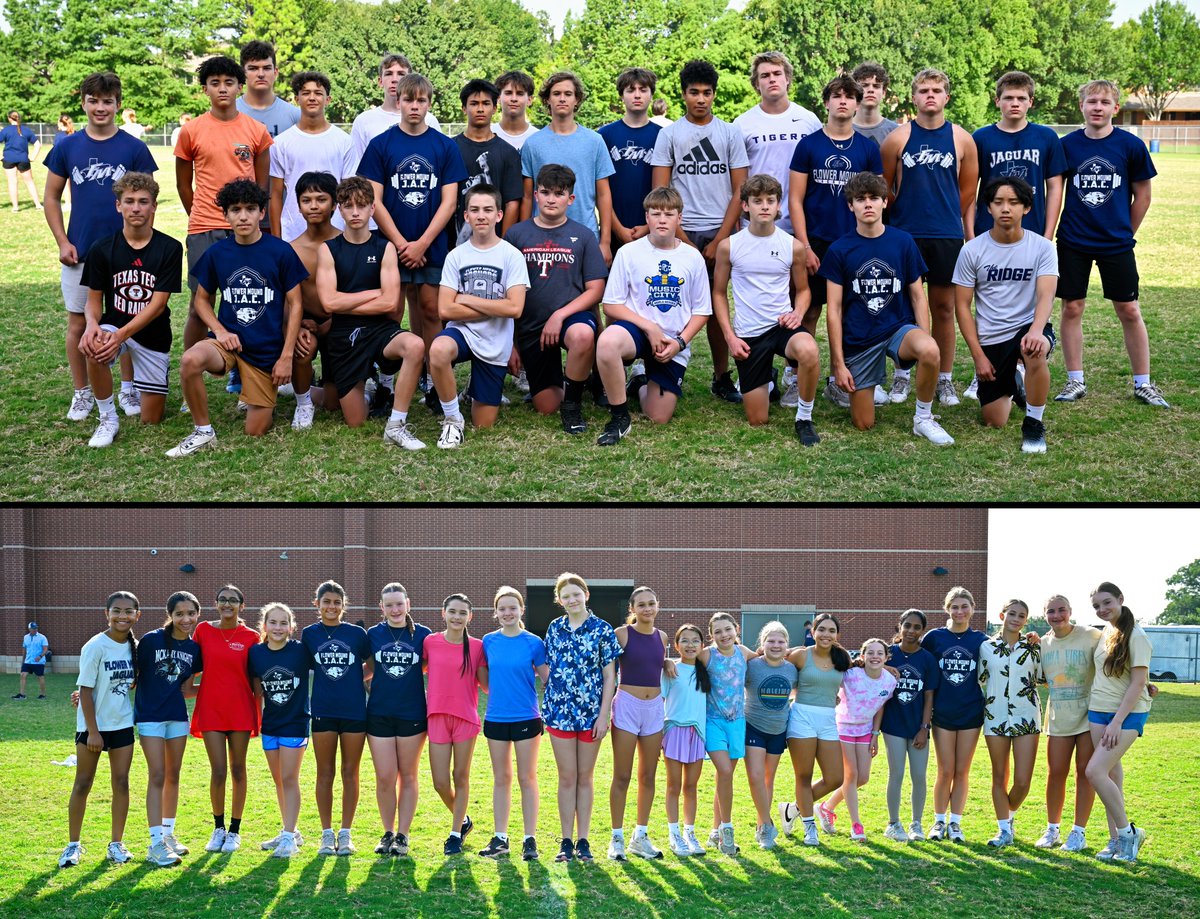 lorenziniphotog's tweet image. Today was the last day of Summer JAC at Flower Mound HS. Here is Varsity, Freshmen, All-Sports and 7th/8th Graders. Congrats to all on the discipline and commitment it takes to be a better athlete at FMHS!