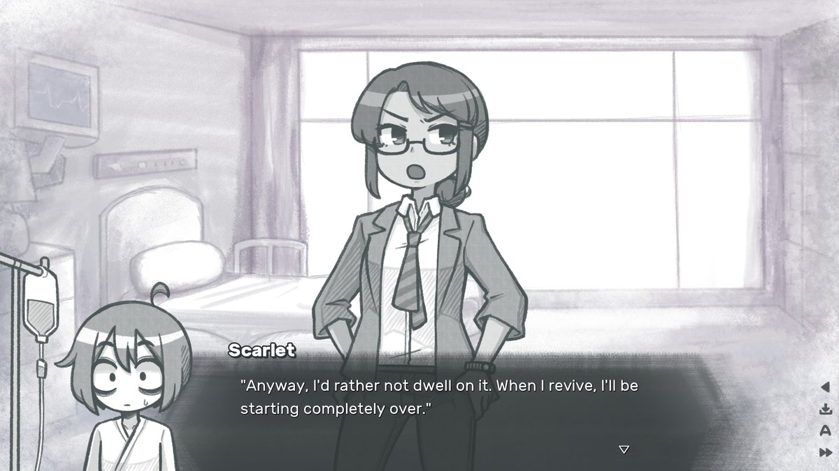 SerenityForge's tweet image. Meet Scarlet - another soul stuck in purgatory who seemingly wants to help you revive. Discover what her real intentions are as you get to know her better.
Is it really possible to make friends after you’ve died? ⏳
Play Return to Ash on Steam: store.steampowered.com/app/3445830/Re…