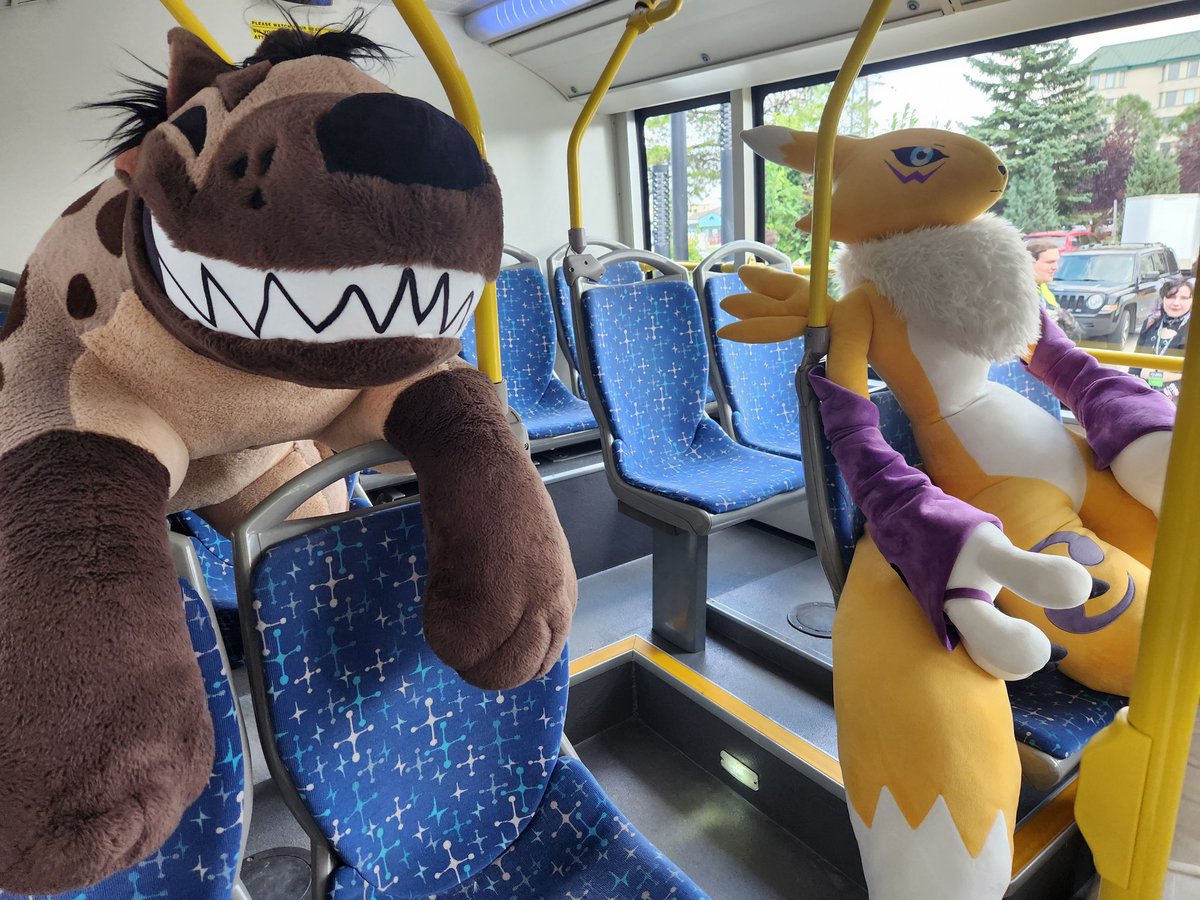 All aboard the shuttle bus @FurEH!
