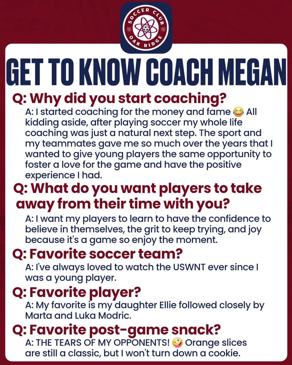 Meet The Coach!
Today we meet the 2015 Girls Assistant Coach.
Coach Megan is starting her 3rd year at SCOR and we never intend to let her go! Meet her once, and you'll know why...read her answers and you'll also know why 🤣