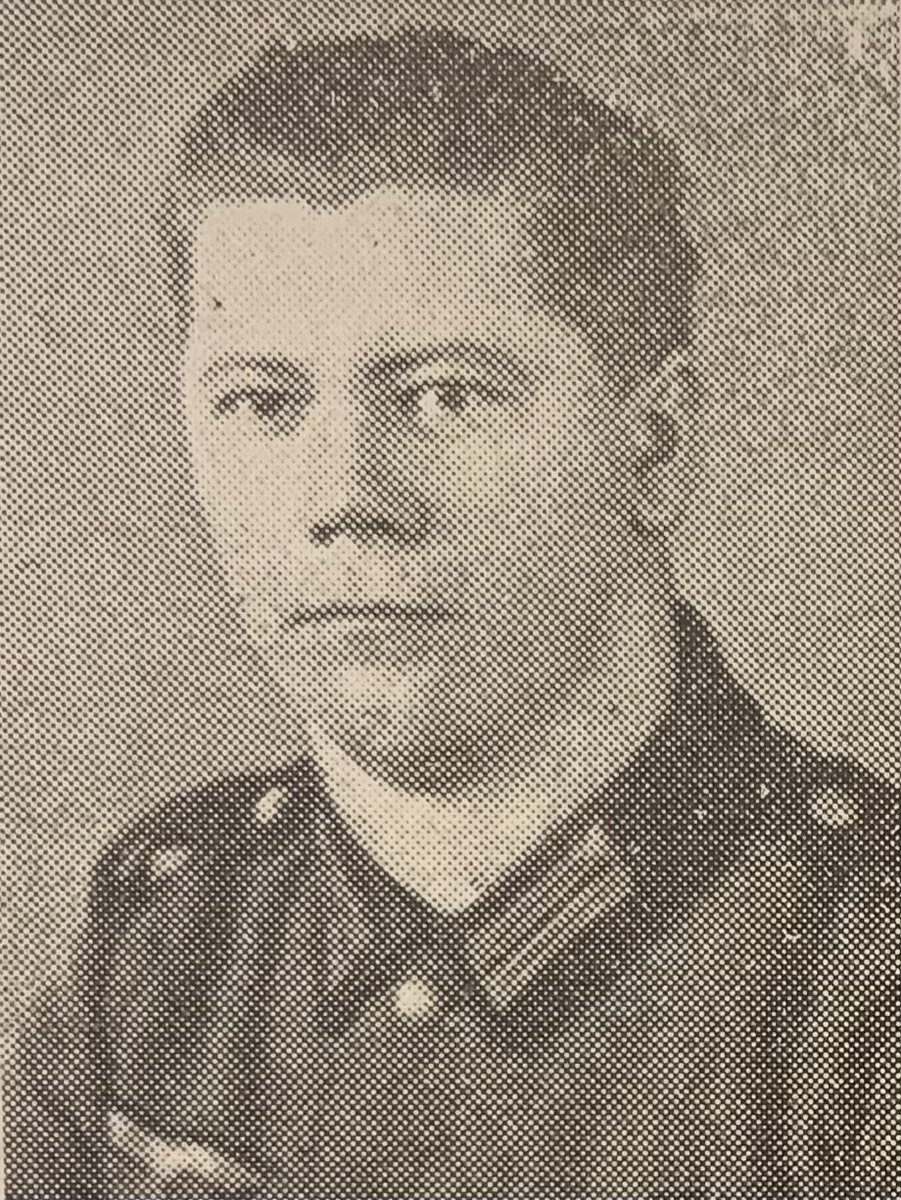NieMehrKrieg's tweet image. Andreas Streber aus Stamsried im Bayrischen Wald fiel am 18. Juli 1943 an der Ostfront. Er war 27 Jahre alt. R.I.P. #NieWiederKrieg