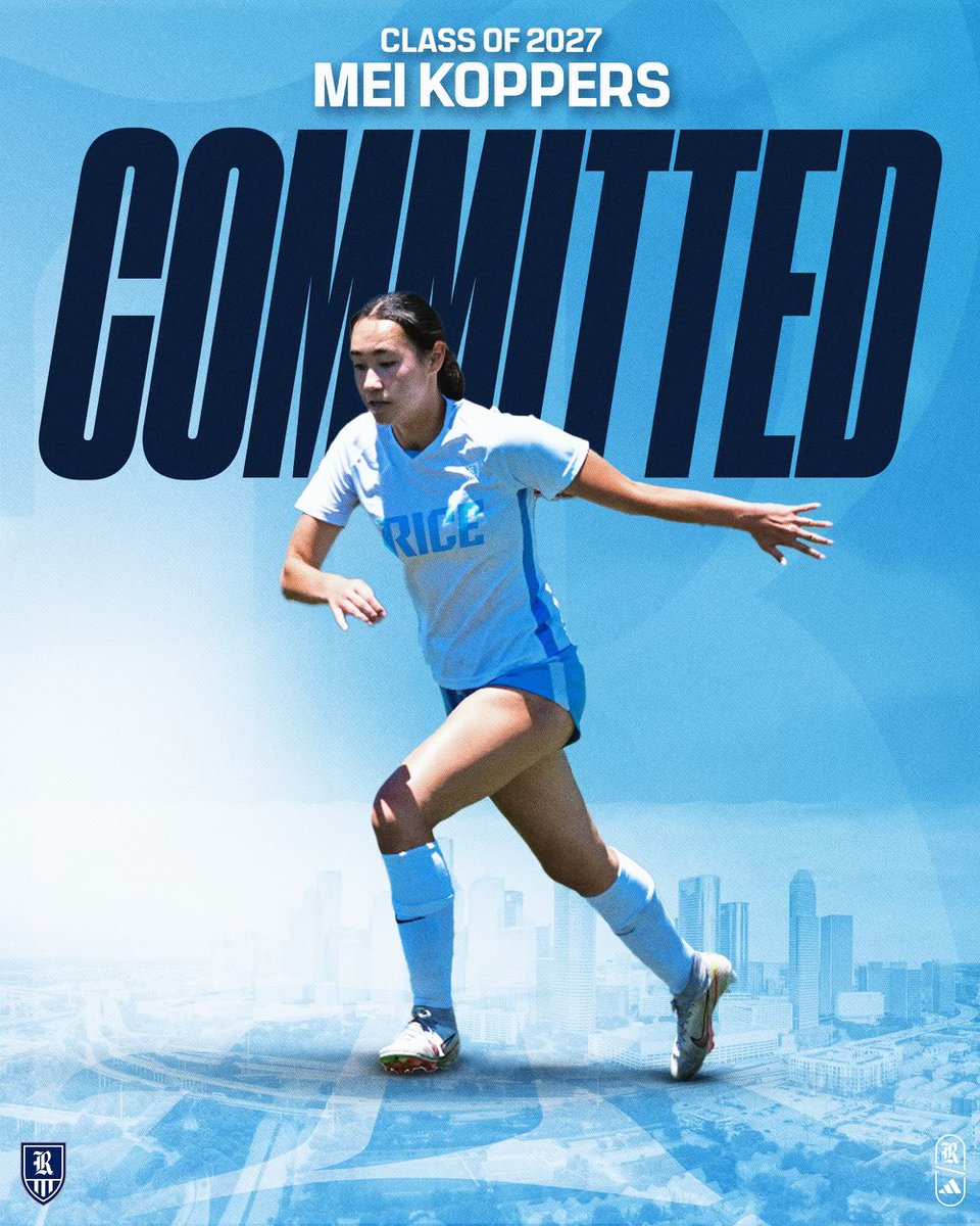 Mei Koppers (@mei_koppers09) on Twitter photo So excited to announce my verbal commitment to <a href="/RiceSoccer/">Rice Soccer</a>! Thank you to Coach Brian, Coach Gen and Coach Bella for this amazing opportunity! A special thanks to my family, <a href="/vdasoccer/">Virginia DevAcademy</a> coaches and my teammates who have helped me in this journey. Go Owls!!
<a href="/bobbypup/">Bobby Puppione</a> <a href="/ImYouthSoccer/">ECNL/GA/Recruiting/College Soccer</a> So excited to announce my verbal commitment to <a href="/RiceSoccer/">Rice Soccer</a>! Thank you to Coach Brian, Coach Gen and Coach Bella for this amazing opportunity! A special thanks to my family, <a href="/vdasoccer/">Virginia DevAcademy</a> coaches and my teammates who have helped me in this journey. Go Owls!!
<a href="/bobbypup/">Bobby Puppione</a> <a href="/ImYouthSoccer/">ECNL/GA/Recruiting/College Soccer</a>