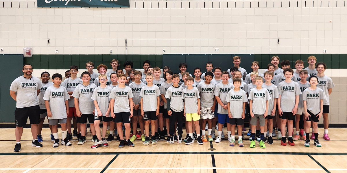 ParkWolfpack's tweet photo. Our #FutureWolfpack basketball players working hard this summer! https://t.co/cGssFhliob