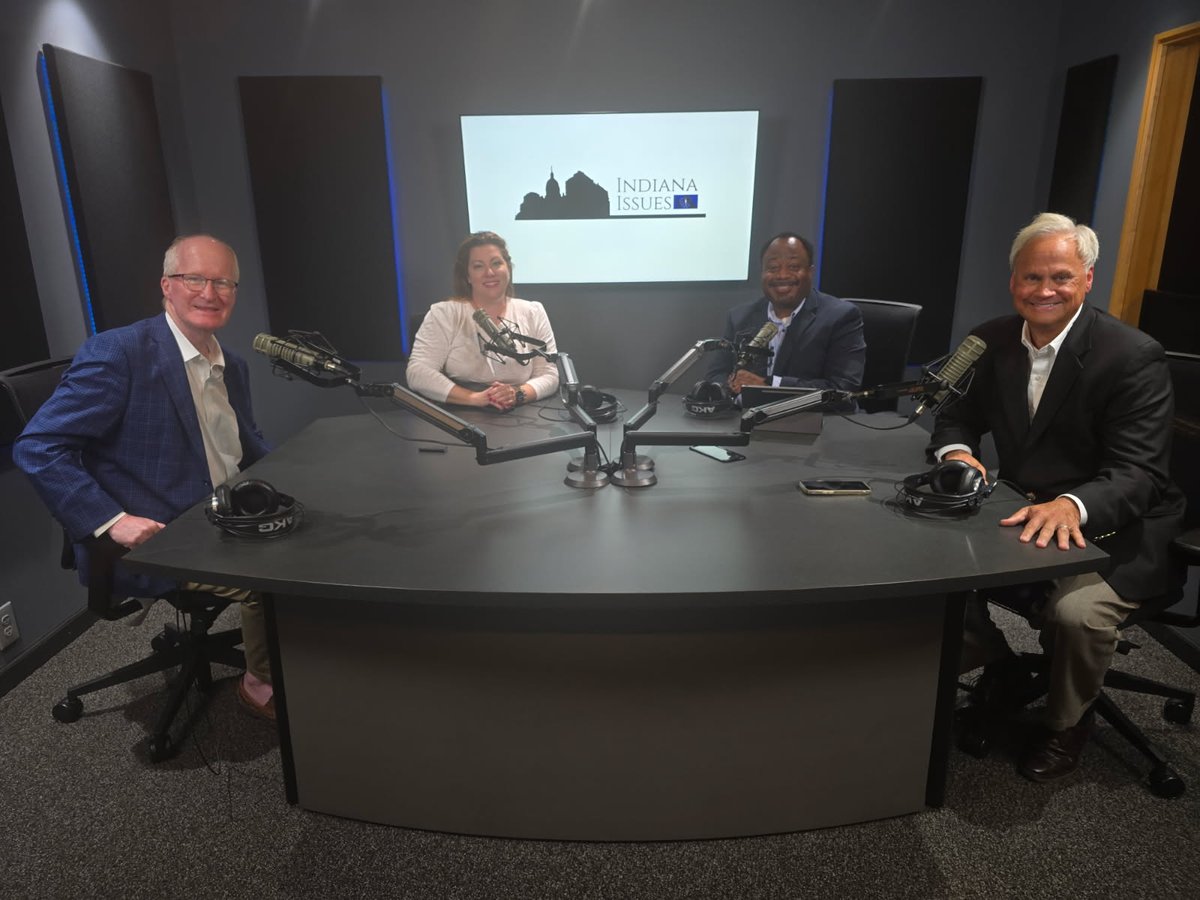 AttyAbdul's tweet photo. New #IndianaIssuesTV! 💥
$2.5B in the bank—Hoosiers still struggling.
Another shot in the Indiana GOP civil war.
Panel: @Jim_Merritt (R) | @lindsayhaake #MarkRutherford https://t.co/7b2TtBfvhS https://t.co/WVB94vGn64