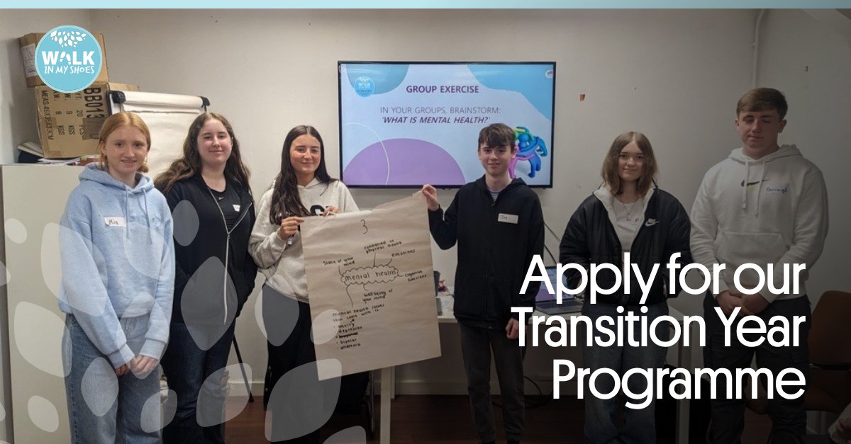 ❗ Don't forget - the deadline for applications to our Transition Year programme is Friday, 25 July 2025.

Delivered by clinical staff from St. Patrick's Mental Health Services, this unique mental health education initiative offers TY students across Ireland a chance to explore