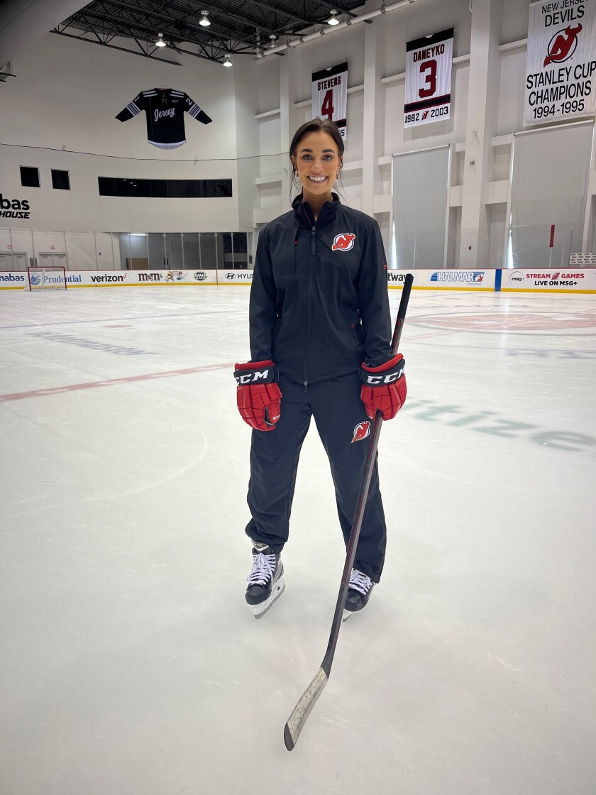 Kevin Gorg (@gorgamatic21) on Twitter photo Just finished up recording Wooden Sticks with the very talented and engaging <a href="/RachelMHerzog/">Rachel Herzog</a> ⬇️
The former Hill Murray Pioneer and SCSU Huskie just wrapped up her first year in the NHL covering the New Jersey Devils.
The show will be out tomorrow on the 📻 <a href="/TalkNorthPod/">Talk North</a> network. Just finished up recording Wooden Sticks with the very talented and engaging <a href="/RachelMHerzog/">Rachel Herzog</a> ⬇️
The former Hill Murray Pioneer and SCSU Huskie just wrapped up her first year in the NHL covering the New Jersey Devils.
The show will be out tomorrow on the 📻 <a href="/TalkNorthPod/">Talk North</a> network.