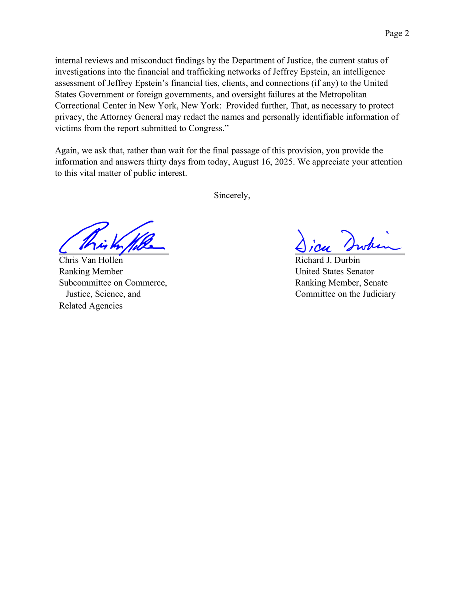 JudiciaryDems's tweet image. Pam Bondi can end the speculation and chaos.
She should release the Epstein files now.