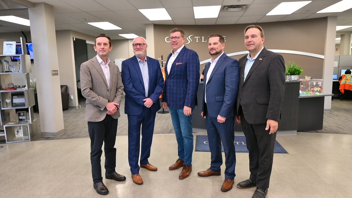 PremierScottMoe's tweet image. Today, we were at Crestline in Saskatoon, highlighting the strength of Saskatchewan’s economy and the importance of expanding trade and removing interprovincial trade barriers across Canada.
For many years now, the western provinces have had an agreement that eliminated most…