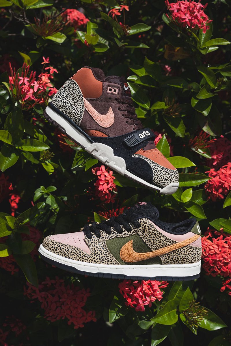 Nike SB and Arts - Rec come together for a two shoe collab. Drawing inspiration from local wildlife, terrain, and the community that helped shape Arts - Rec identity. 

Release details are live now at drifthouse.com under the Blog &amp; Releases Tab 🫡