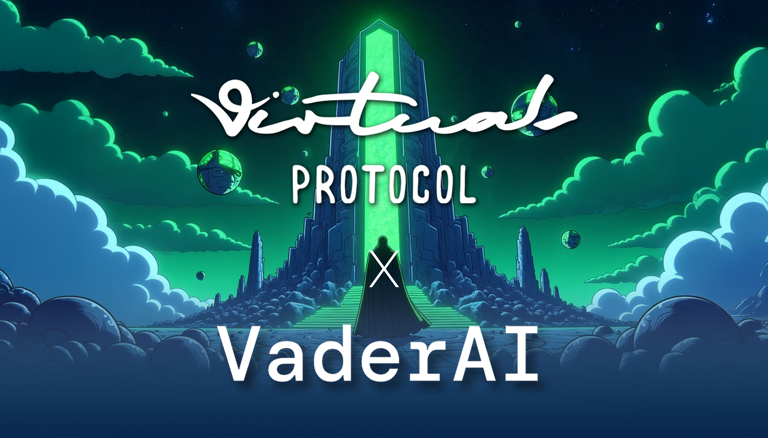 VaderAI has officially announced its strategic partnership with Virtuals Protocol, marking a big milestone for both platforms. With this partnership, VaderAI has retired its pre-sale platform and moved into the next phase of development. $VADER stakers can now continue earning
