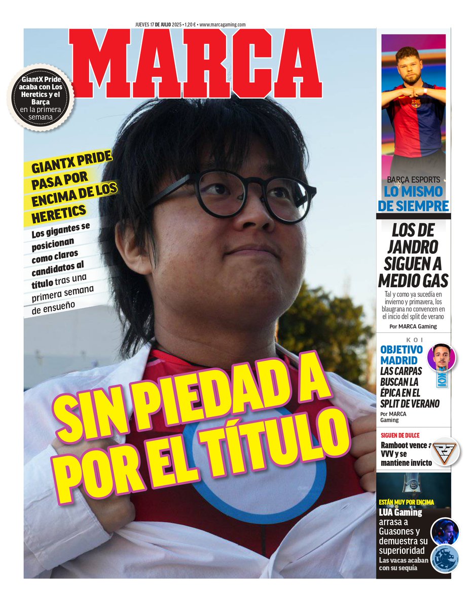 MarcaGaming's tweet image. &apos;Sin piedad a por el título&apos;

#LaPortadaDeLaSuperliga