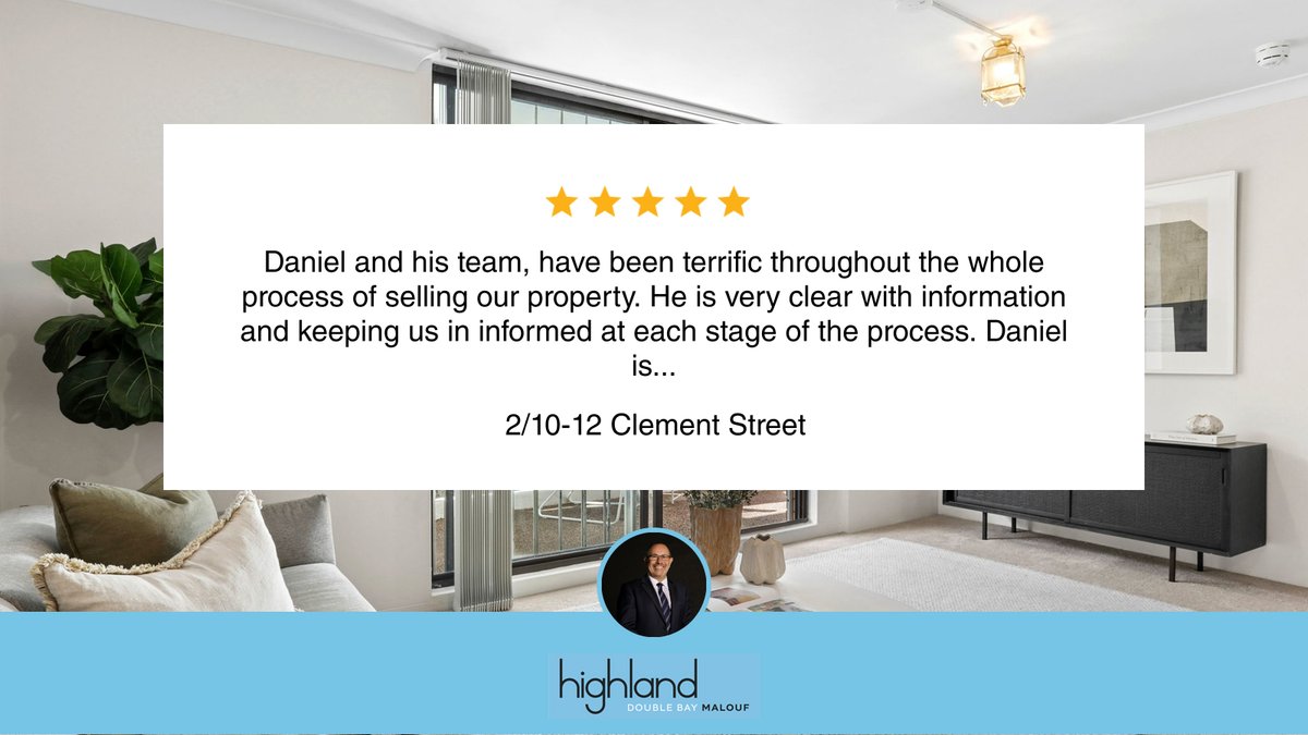 DanielBaran01's tweet photo. My latest RateMyAgent review in Rushcutters Bay.
Real Estate  266302
https://t.co/pSJy1NrmdD https://t.co/nL9qW2R1EK