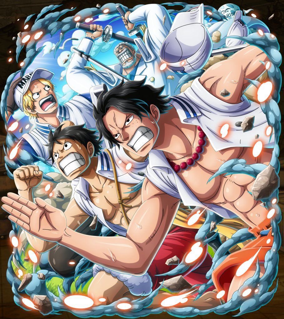 sanjiangelic's tweet image. DAMN they already joined the marines, why is bro still beating them 😭