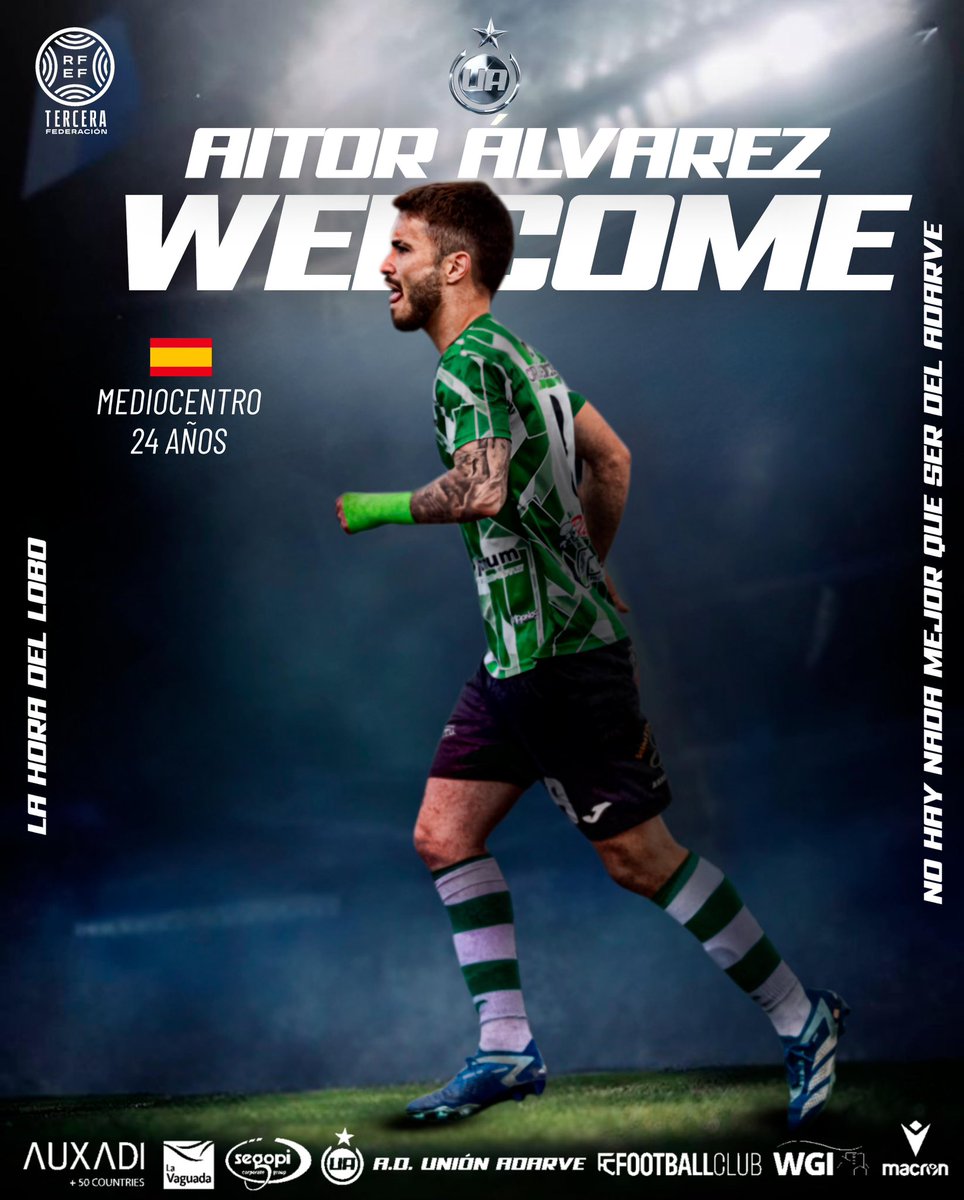 🚨 𝐅𝐈𝐂𝐇𝐀𝐉𝐄𝐒 | ¡Otro más!

😎 Aitor Álvarez también sabe lo que es ascender en esta última temporada a 2RFEF y llega al club para aportar sentido en el centro del campo 

🐺 ¡Tu suerte será la nuestra!