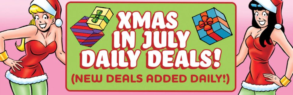 ArchieComics's tweet image. Our #ChristmasinJuly celebrations roll on, bringing you the best Daily Deals at store.archiecomics.com/collections/la…!