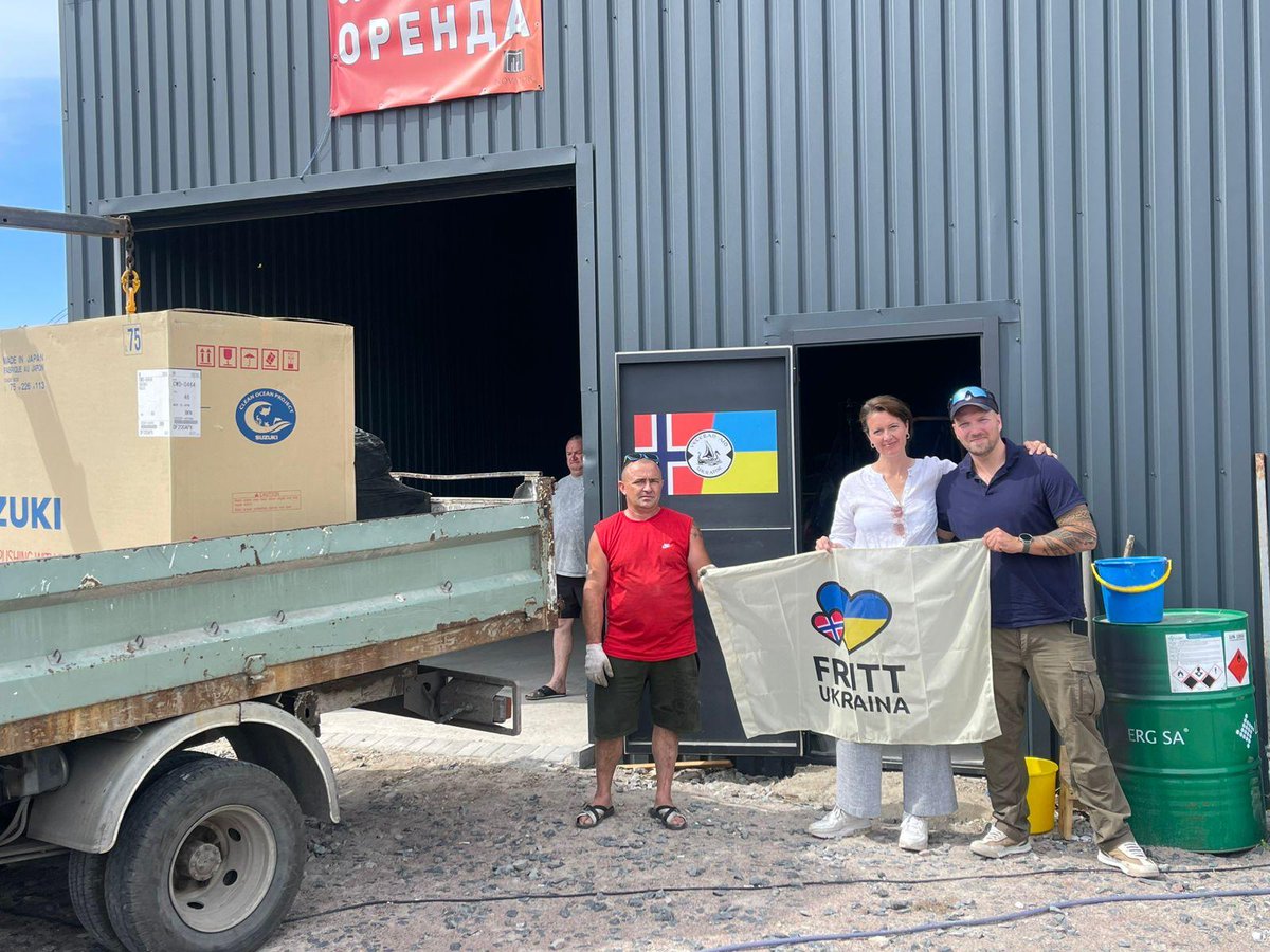 FrittUkraina's tweet image. Developing new patrol boat built by Ukrainian and Norwegian veterans in a collaboration between Fritt Ukraina and @Veteransforukr1
frittukraina.no/2025/07/16/dev…