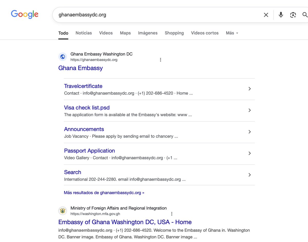 figugu's tweet image. Últimamente me he estado metiendo al mercado de subastas de dominios web y a veces uno se encuentra cada cosa. La de hoy: a la embajada de Ghana se le olvidó pagar el dominio de su embajada en Washington DC. 💀