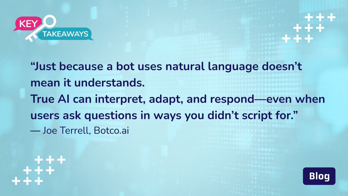 botcoai's tweet image. 🤖💡 Not all chatbots are created equal. If you're investing in AI, make sure you're asking the right questions. Our latest blog breaks down how to really evaluate AI-powered chatbots—beyond the buzzwords.

👉 Read the full article: buff.ly/eMxn4l4

#AIAgents #BotcoAI