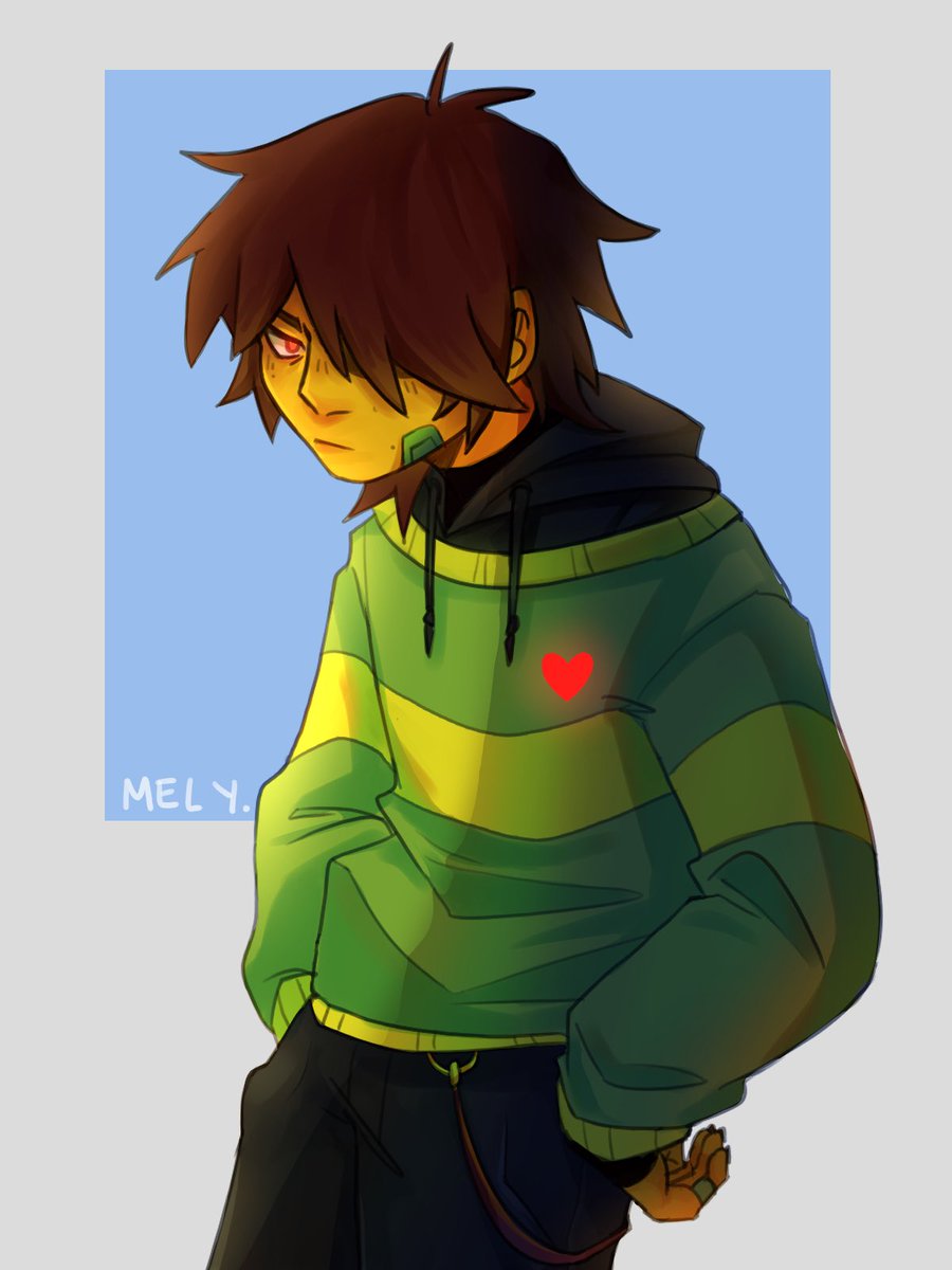 ImArtisticMess's tweet image. Emo child with 500 layers of clothing #Krisdeltarune #deltarune #deltarunefanart