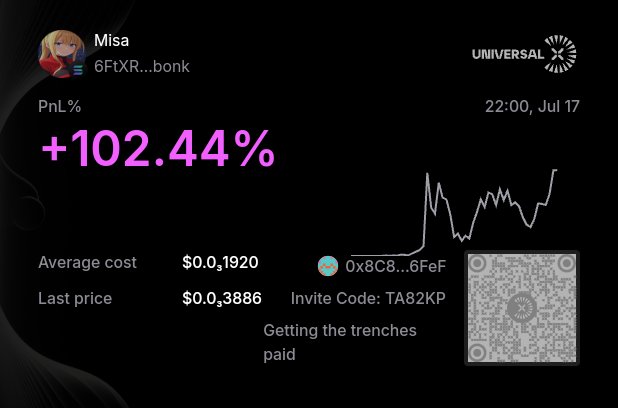 Megalodon 9491 (@megalodon9491) on Twitter photo If you are in the trenches rn, you can earn $PARTI Diamonds 💎 in Season 1 while doing so for potential airdrop on <a href="/UseUniversalX/">UniversalX</a>
Multi-chain from one balance with all the usability and functionality you need If you are in the trenches rn, you can earn $PARTI Diamonds 💎 in Season 1 while doing so for potential airdrop on <a href="/UseUniversalX/">UniversalX</a>
Multi-chain from one balance with all the usability and functionality you need