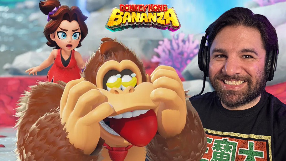 ❌ Tonight's stream of Super Mario 64 has been preempted..

🍌🍌 GO BANANAS with me and Donkey Kong Bananza on Nintendo Switch 2!!!

8:30pm | 🟣 🔴