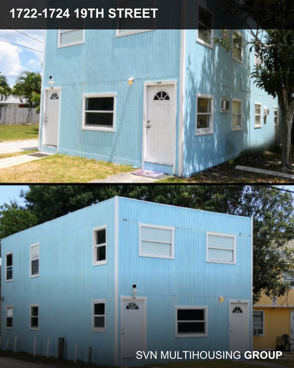 seanoldCRE's tweet photo. JUST LISTED

🏘 This nine-unit multifamily portfolio, located at 1905 17th Avenue and 1865 18th Avenue in Vero Beach, Florida, represents a compelling investment opportunity with immediate income and long-term upside. Situated just blocks from downtown, the properties are mostly occupied and well-positioned to benefit from rising rental demand, a growing tourism economy, and strategic city improvements.

The portfolio is being offered Subject to Market. Additional upside exists through renovations, rent increases, and short-term rental conversions. The Vero Beach area supports strong seasonal and year-round visitor demand, with Airbnb and short-term rental units averaging 57 to 61 percent occupancy and daily rates between $163 and $266, generating up to $35,000 annually per unit.

The properties also benefit from ongoing city-led infrastructure upgrades, including sidewalk and drainage improvements along US-1 and expanded marina facilities catering to recreational tourism. Local attractions such as Historic Dodgertown, the Vero Beach Museum of Art, and year-round events like tennis tournaments and seasonal expos further enhance demand for vacation and short-term lodging. Combined with low multifamily vacancy and steady rent growth, these dynamics position the portfolio for durable cash flow and capital appreciation.

This is an ideal opportunity for investors seeking stabilized income with optionality to boost returns through repositioning and short-term rental integration in a growing Florida coastal market.

🔴 Investment Highlights
9 Units | Offered Subject to Market

- Prime downtown location near beaches, retail, and restaurants
- Diverse unit mix with value-add upside (studios to 2BRs)
- Below-market rents with potential for increased NOI
- Two large finished storage rooms with conversion potential
- Well-maintained and held by same owner for over 10 years
- Offered subject to market—buyer sets price and return targets

https://t.co/6g0mJWkiu4