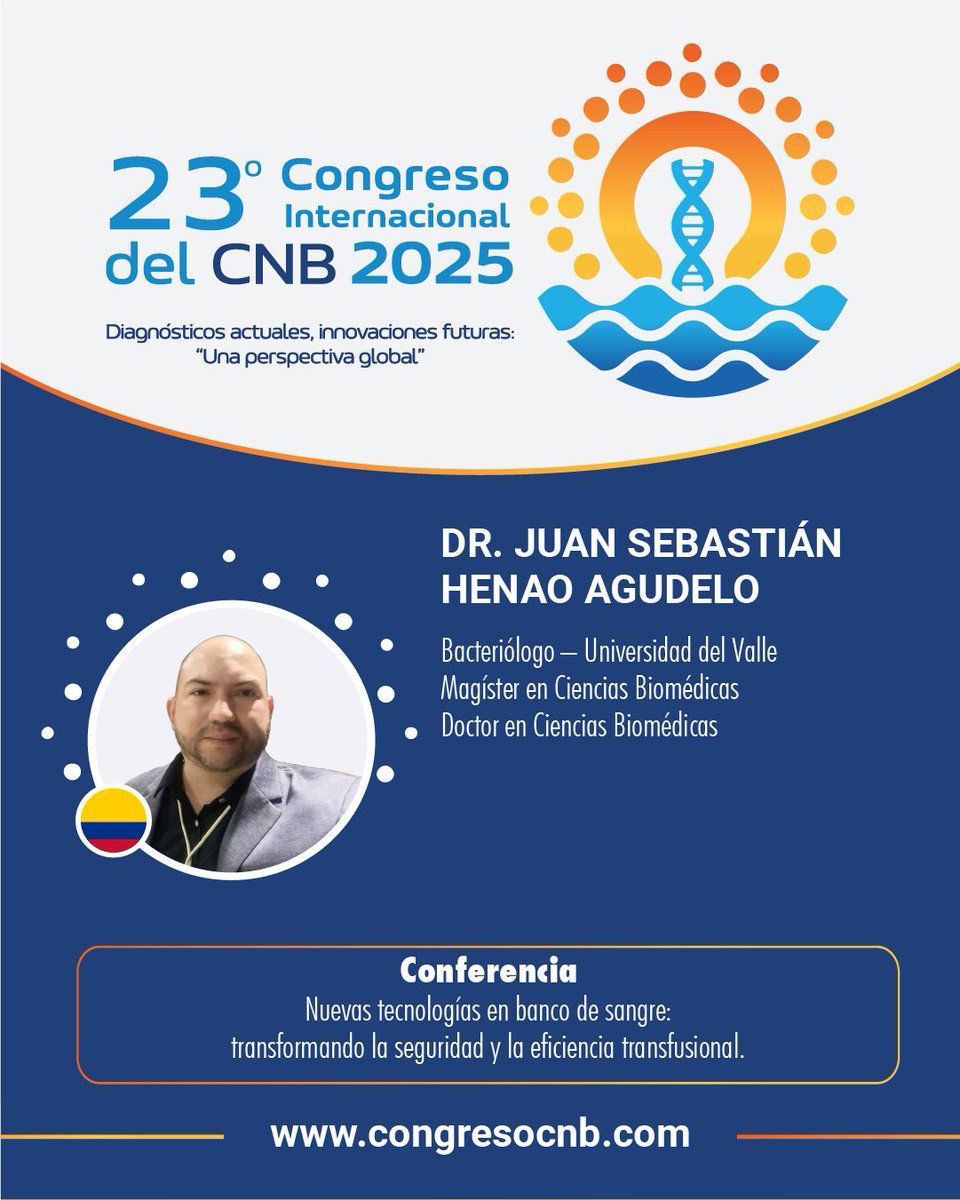 CongresoCNB's tweet photo. ¡Bienvenidos al 23º Congreso Internacional del CNB!  📍 Bogotá D.C. | 📷 15‑18 ago 2025 📷#CongresoCNB #CNB2025 #Bacteriología #SaludGlobal https://t.co/tvECnokL7T
