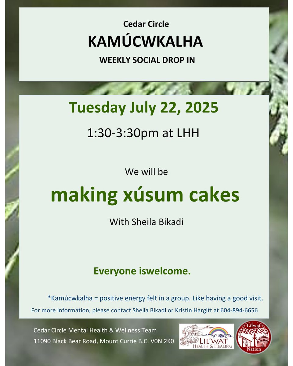 LilwatNation's tweet image. For more information, please contact Sheila Bikadi or Kristin Hargitt at 604-894-6656
