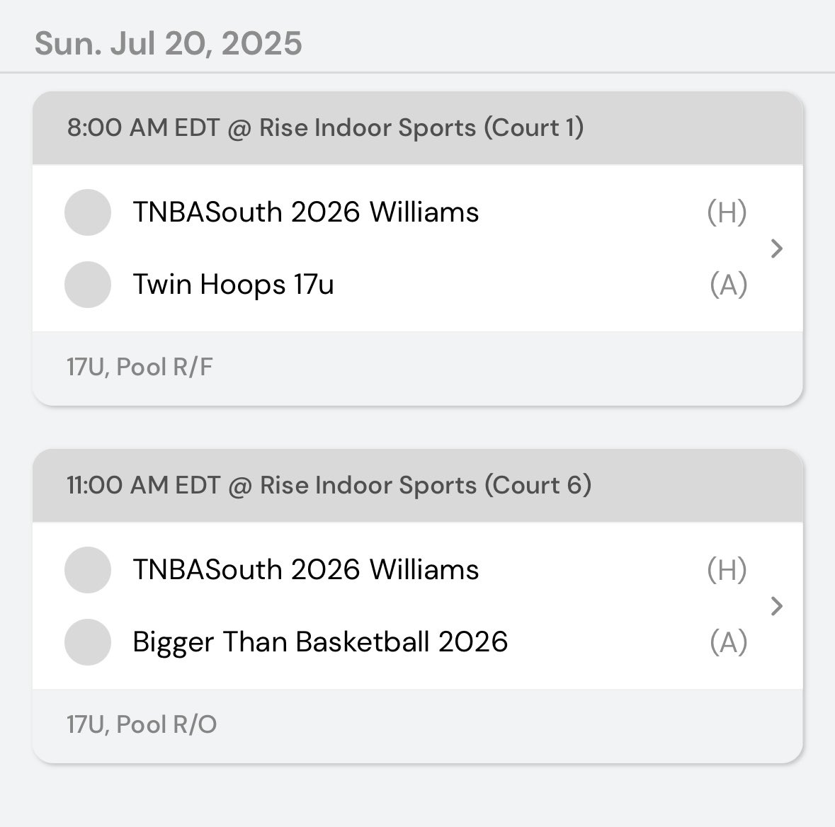 Eli Middleton (@elijmiddleton) on Twitter photo Updated schedule for this weekend in Bermuda run, North Carolina! TNBASouth 2026 Willams <a href="/KevinMoses38/">Kevin Moses LLC</a> <a href="/Coach_Rick57/">Rick Lewis</a> <a href="/Ethan_Reece_/">Ethan Reece</a> <a href="/POBScout/">Patrick O'Brien</a> <a href="/TNBASOUTH/">TNBASouth Coach Teal</a> <a href="/Phenom_Hoops/">Phenom Hoop Report</a> <a href="/PhenomHoopsPix/">Phenom Hoop Report</a> Updated schedule for this weekend in Bermuda run, North Carolina! TNBASouth 2026 Willams <a href="/KevinMoses38/">Kevin Moses LLC</a> <a href="/Coach_Rick57/">Rick Lewis</a> <a href="/Ethan_Reece_/">Ethan Reece</a> <a href="/POBScout/">Patrick O'Brien</a> <a href="/TNBASOUTH/">TNBASouth Coach Teal</a> <a href="/Phenom_Hoops/">Phenom Hoop Report</a> <a href="/PhenomHoopsPix/">Phenom Hoop Report</a>
