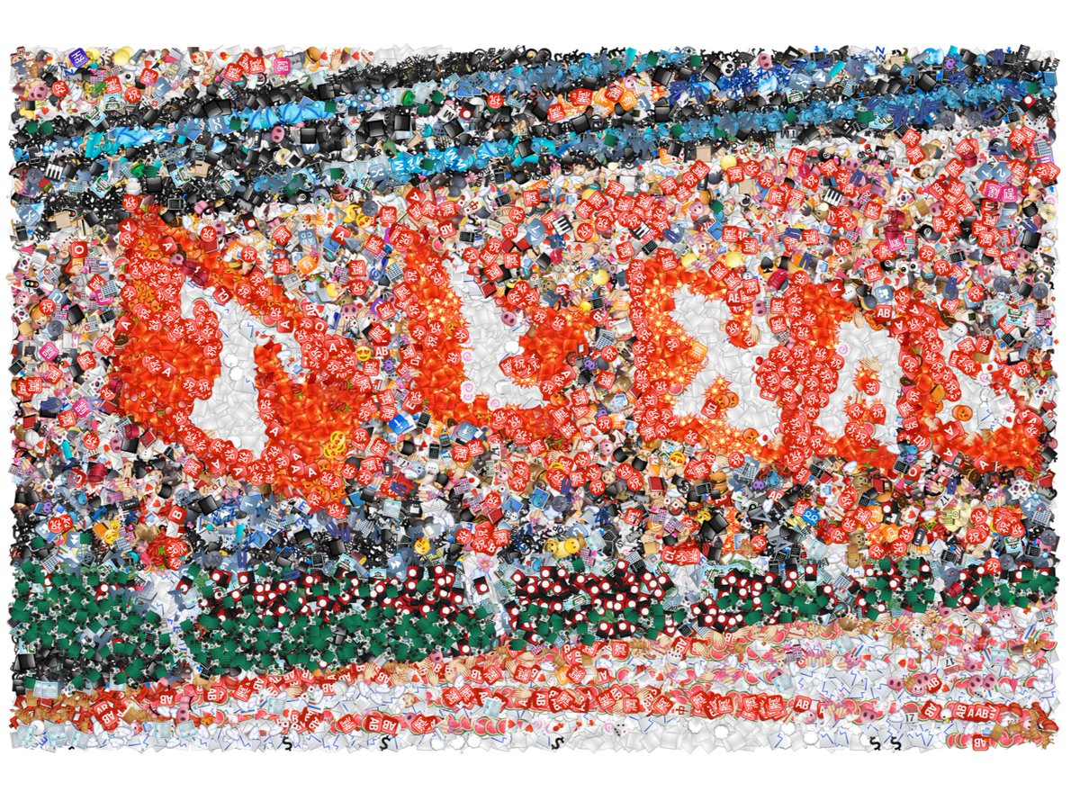 UTAustin's tweet image. Celebrating #WorldEmojiDay the only way we know how — 🤘 style.
We turned iconic UT landmarks and moments into emoji mosaics. 🌇 🤘 🐂 🧡 🏟️
**these images were generated using generative AI**