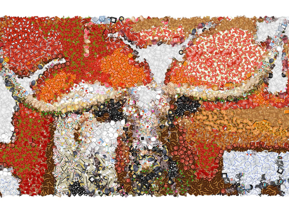 UTAustin's tweet image. Celebrating #WorldEmojiDay the only way we know how — 🤘 style.
We turned iconic UT landmarks and moments into emoji mosaics. 🌇 🤘 🐂 🧡 🏟️
**these images were generated using generative AI**