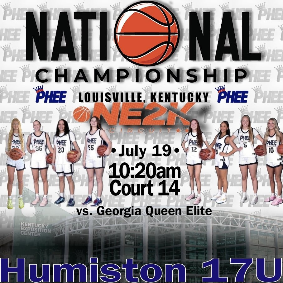 NancyKing34's tweet image. Time to lock in! Can’t believe this is my last AAU tournament with @PheeElite!! I want to thank all who have supported me to get to this point. To my teammates let’s finish strong! @Coach_Brent24 @NE2KHoops @NE2K_Rich #uncommitted2026 #phee