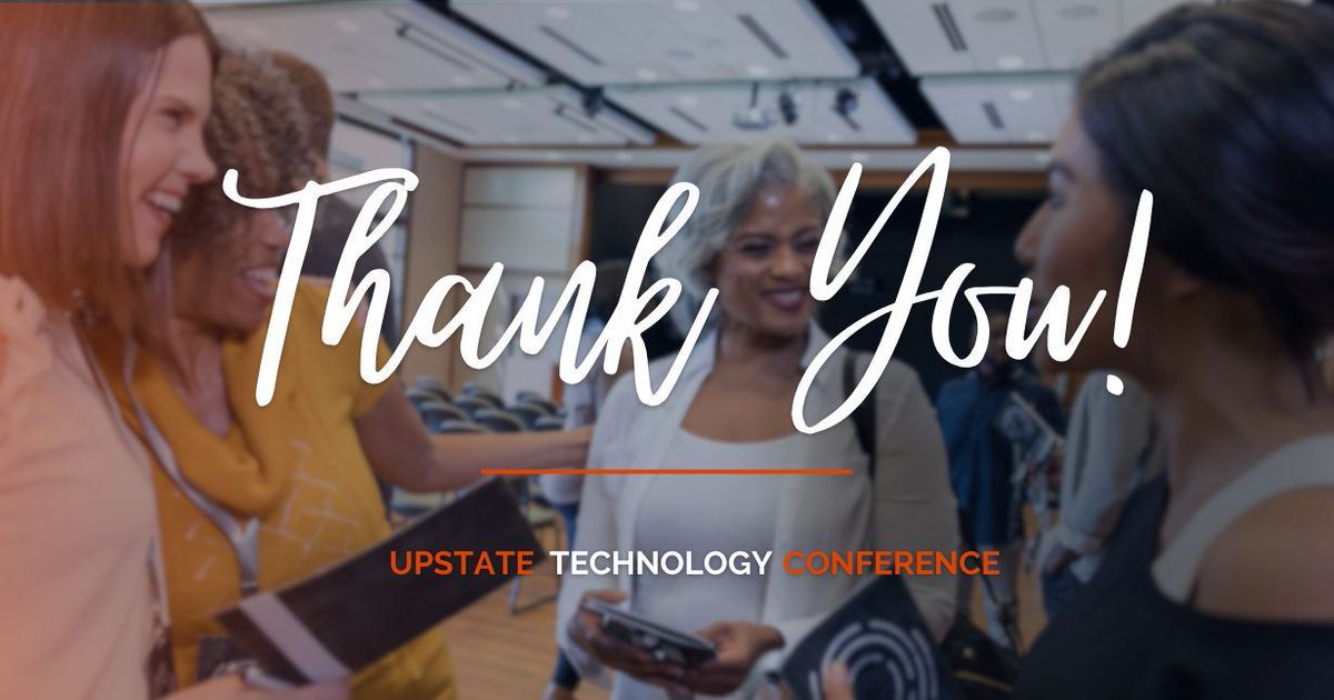 upstatetech's tweet image. A huge thank you to the ETS staff and leadership for all of their support both leading up to and during #2025UTC! We could not have this phenomenal conference without them! @ExecDirETS