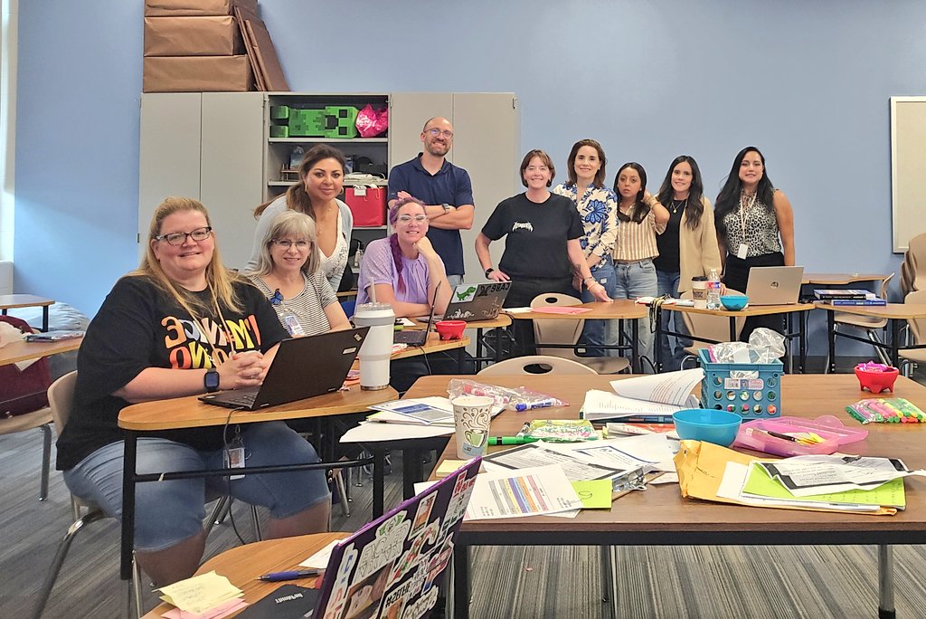 Our AMAZING , -could not do this without them -Course Leads and Facilitators spending a long summer day to help #katyisdlote be the best it can be.  Gracias 💜