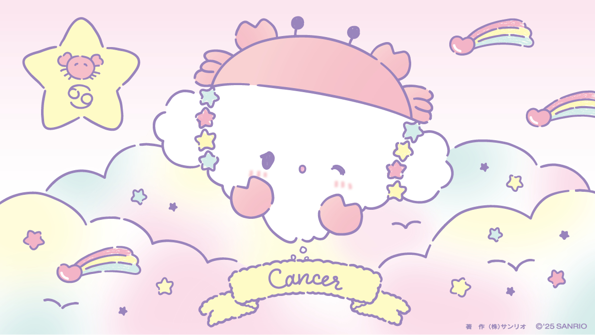 cogimyun_sanrio's tweet image. かに座さんのみんな、7月は笑顔ですごせてるみゅん・・?にっこりピースでいられますように、みゅん・・♪
#こぎみゅん #蟹座
