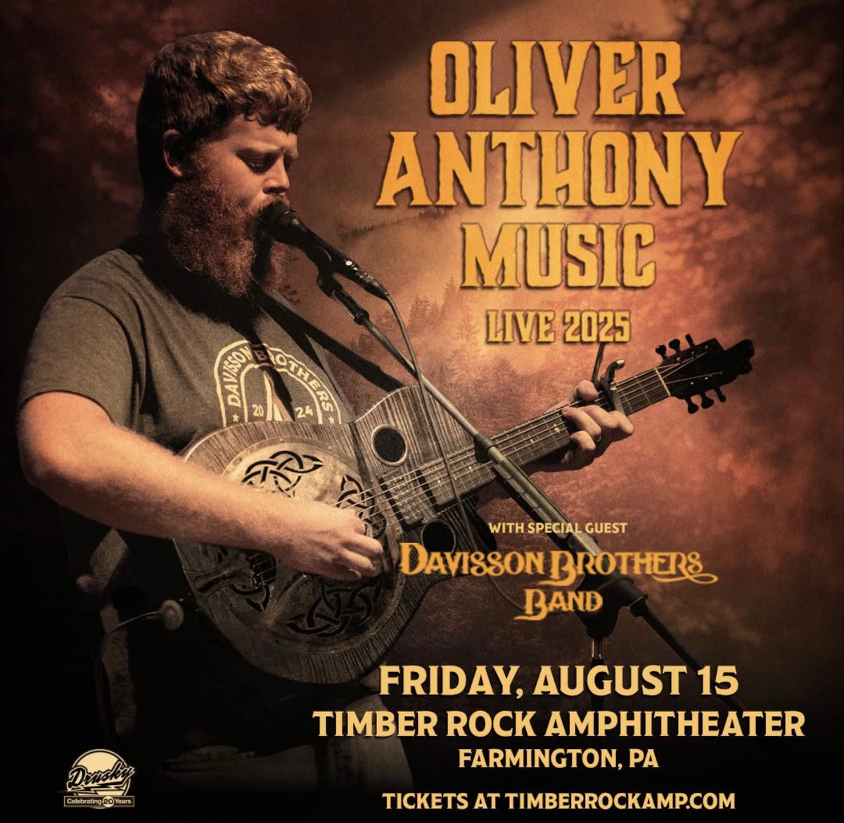 Farmington, PA, we're looking forward to joining <a href="/AintGottaDollar/">Oliver Anthony Music</a> for this one. We'll see you there! Tickets are on sale now, get yours here: bit.ly/4f69C7x