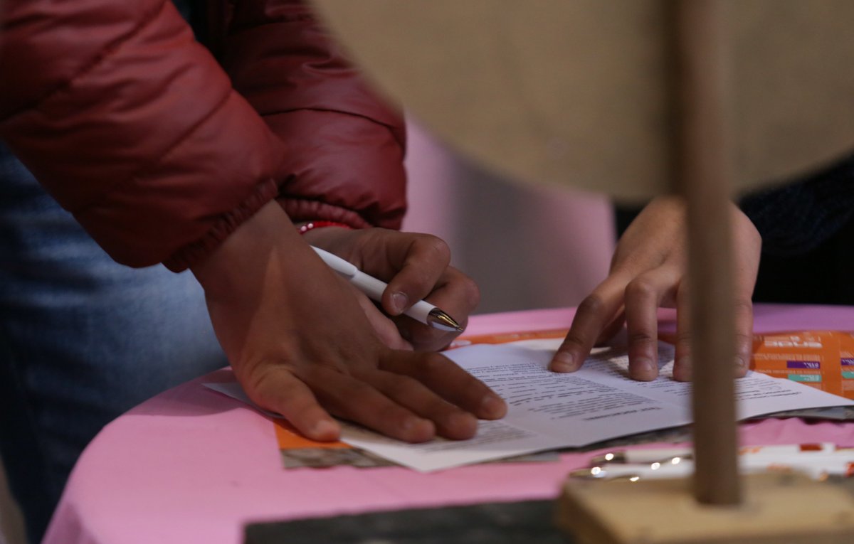 En el marco del #DíaDeLaReinserción, más de 19 instituciones se reunieron en una exitosa #PlazaCiudadana para acercar oportunidades y servicios a cerca de 80 jóvenes en proceso de #ReinserciónJuvenil en Centro de Justicia Juvenil San Bernardo. 😃