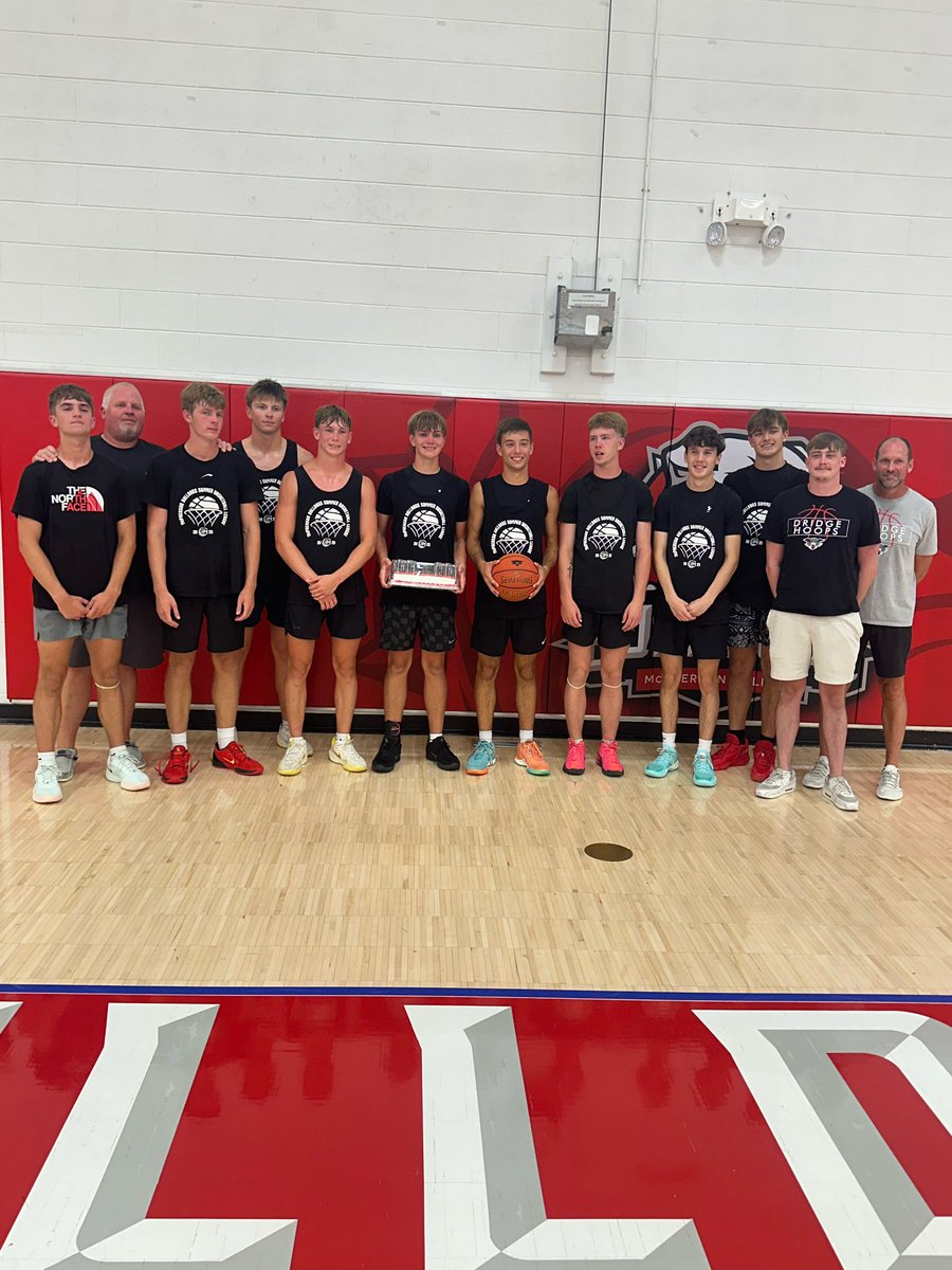 MacBulldogsMBB's tweet photo. Huge thank you to everyone who participated in our annual summer league this year! Join us in celebrating our champions this year!🎉

Varsity: Moundridge

Small School Varsity: Berean Academy (Not Pictured)

Freshman/CTeam: Reno County

Junior Varsity: Newton https://t.co/bHaZLXCqQt