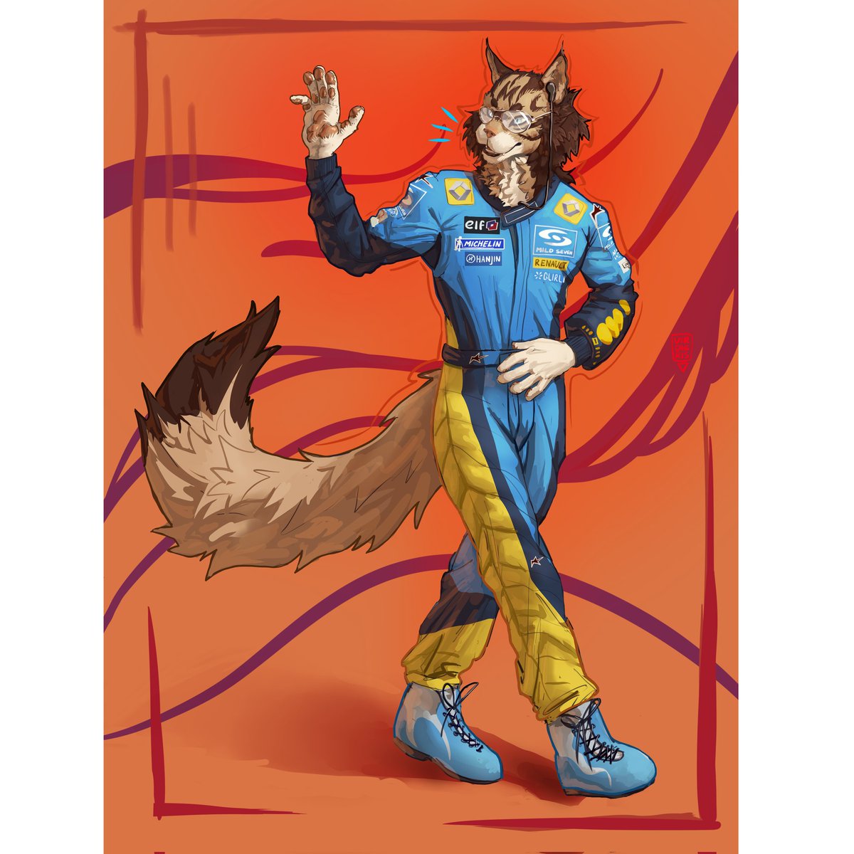 vir_digris's tweet image. Comms for maine_coon_kibby in inst