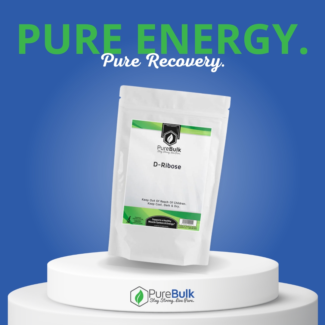 PureBulk's tweet image. 😩 Feeling fatigued after workouts? D-Ribose Powder can help replenish energy at a cellular level, promoting faster recovery and sustained vitality. Get your pure, tested powder from PureBulk.