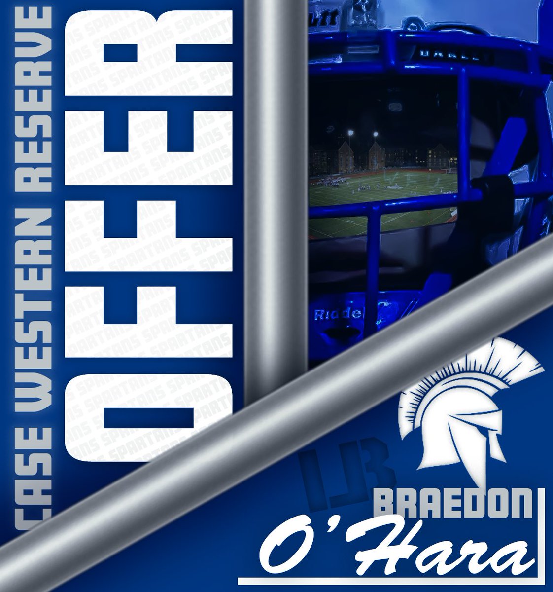 After an amazing conversation with <a href="/jefframsey8/">Jeff Ramsey</a> I’m excited to have received an offer from Case Western Reserve University!! I am extremely grateful for this opportunity!!

<a href="/CWRUFootball/">CWRU Football</a> <a href="/SHSpatFB/">SHS Patriot FB</a>