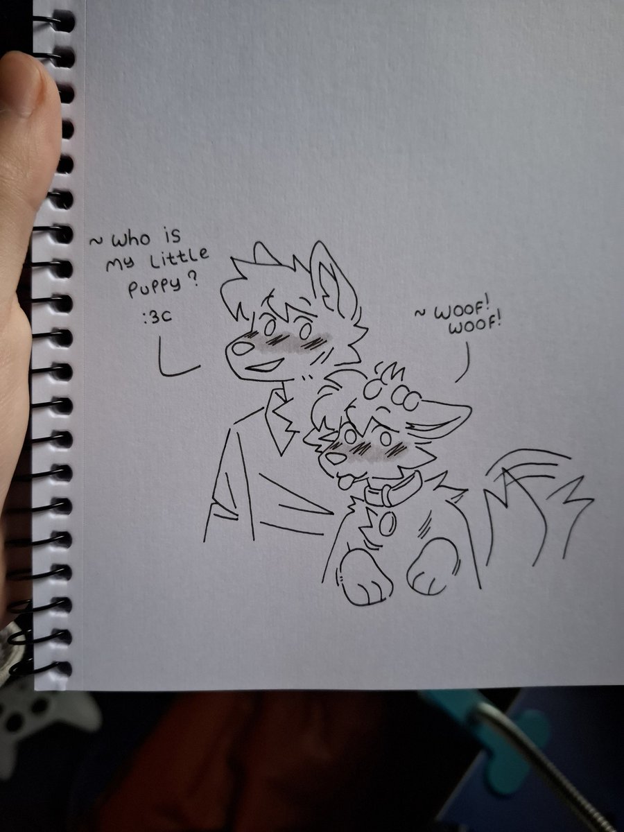 Taking care of my little pup with all my love!