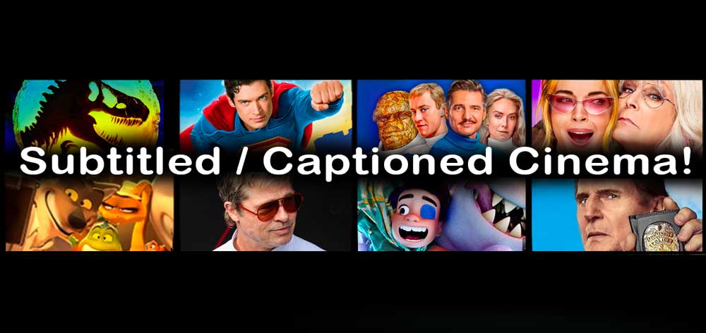 Accessible, Inclusive Subtitled/Captioned Cinema! 
Superman, F1, Jurassic World, 28 Years Later, Fantastic Four, Pixar's Elio, Friendship, Naked Gun, Harvest, Bad Guys 2, I Know What You Did Last Summer, Smurfs &amp; more!
Screenings: YourLocalCinema.com
Retweet?